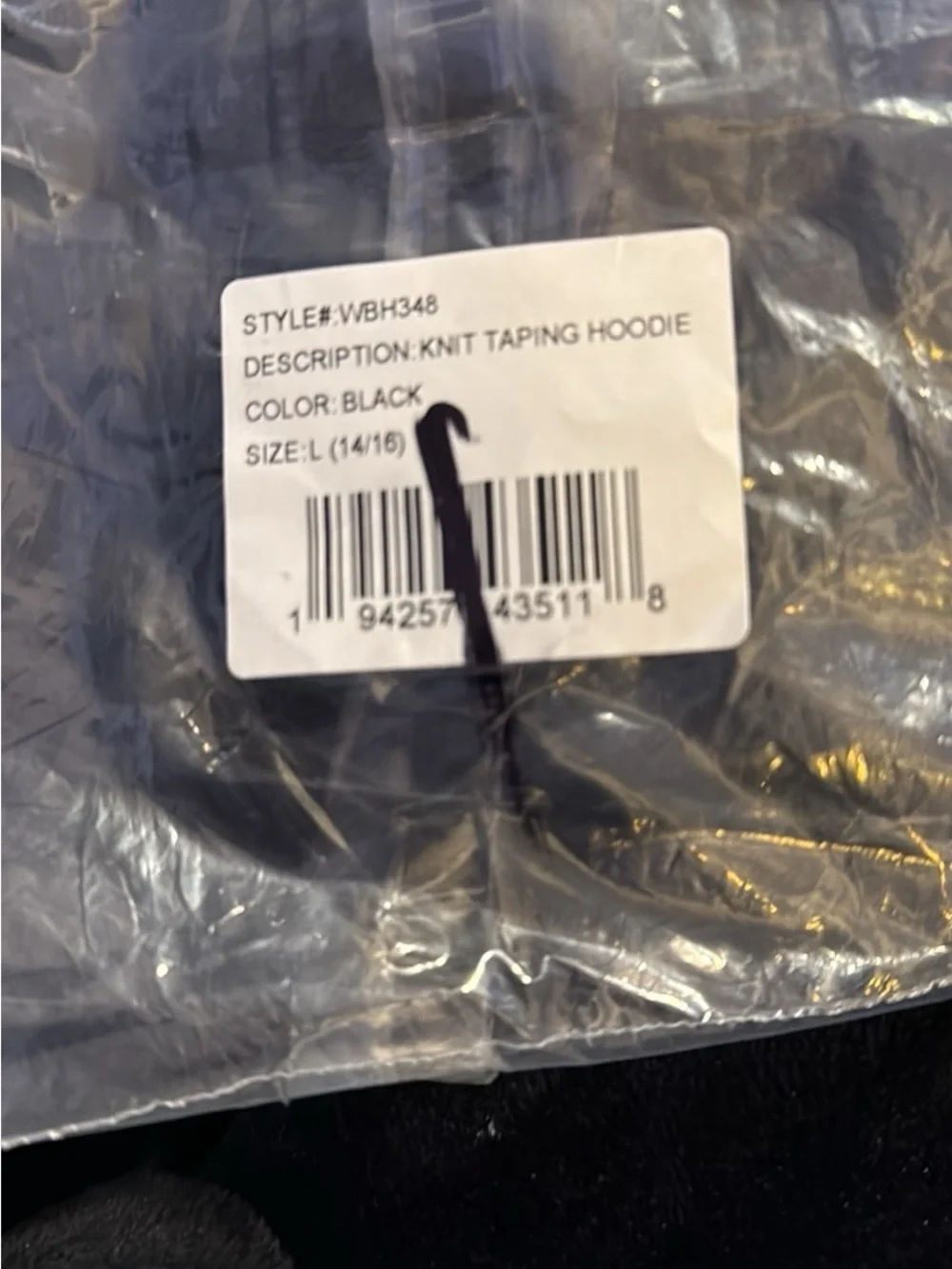 Wilson Knit Taping Hoodie Size L (14/16)